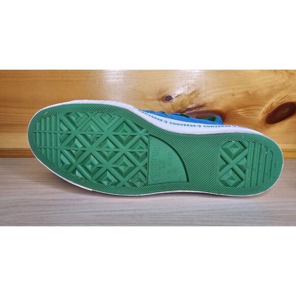 Converse One Star Low Top Pinstripe Unisex Size Men’s 10 Women’s 12 Green Teal - Picture 2 of 16